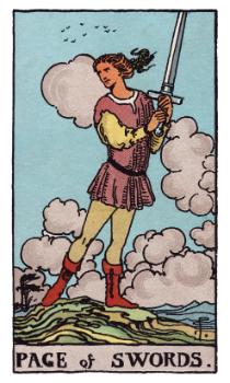 Weekly Tarot Forecast: Page of Swords Reversed